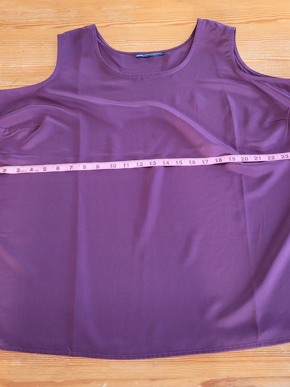 Bundle of 3 Penningtons Sleeveless Blouse Tank Tops, Beige, Plum, Olive, Size 22 - Picture 6 of 8